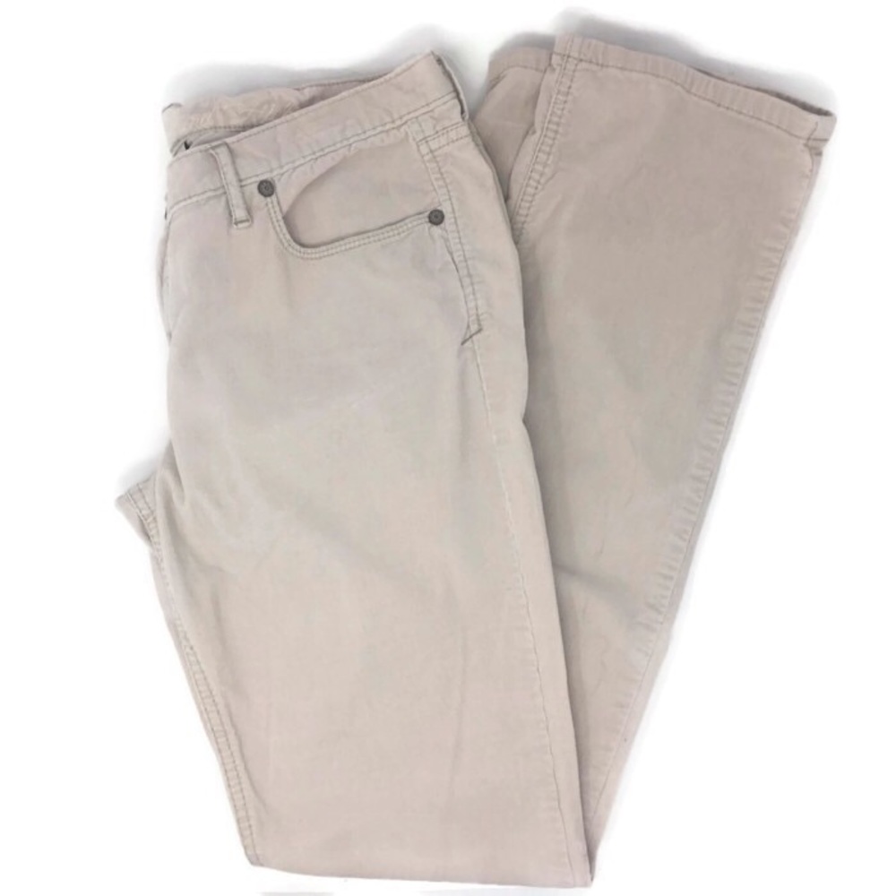 Abercrombie & Fitch Light Beige Corduroy Pants